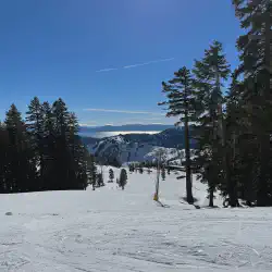 View of Lake Tahoe from the top of Palisades.