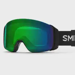 Smith 4D Mag goggles with Black Strap and Green Lenses