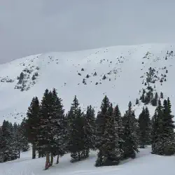 Looking up at Zuma Cornice at A basin