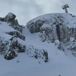 Corbet's Couloir from below