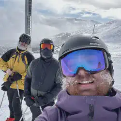 Friends at the top of Peak 6 in Breckenridge