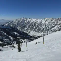 Blue Sky day looking over the Gad section at Snowbird