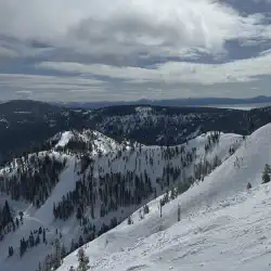 Fresh snow in May at Palisades