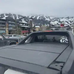 Truck in front of Jackson Hole