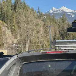 Truck in front of Revelstoke
