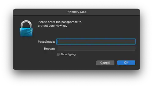 Pinentry Prompt